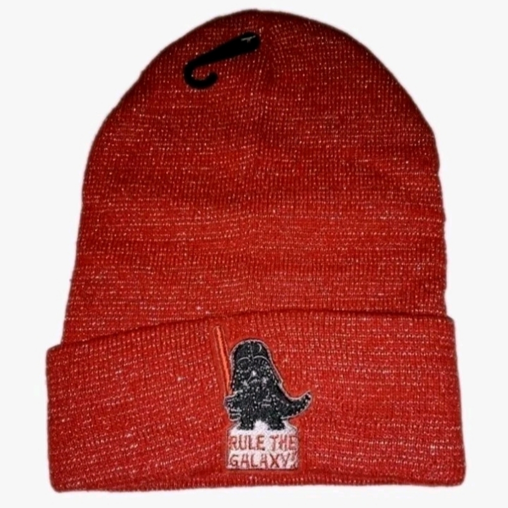 *STAR WARS Darth Vader* Skull Cap/Cuffed Beanie/Winter Hat! Stary Skies. Unisex.